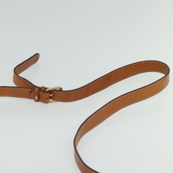 CELINE Macadam Canvas Shoulder Bag Pvc Leather Brown Gold - Picture 8 of 12